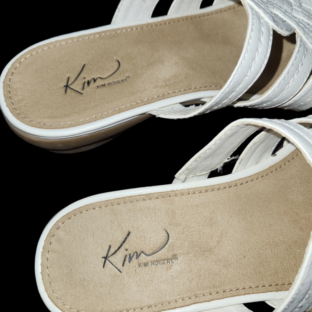 Kim Roger's Marma white sandals size 7M - Picture 5 of 6